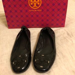 Tory Burch Minnie Leather Ballet Flats